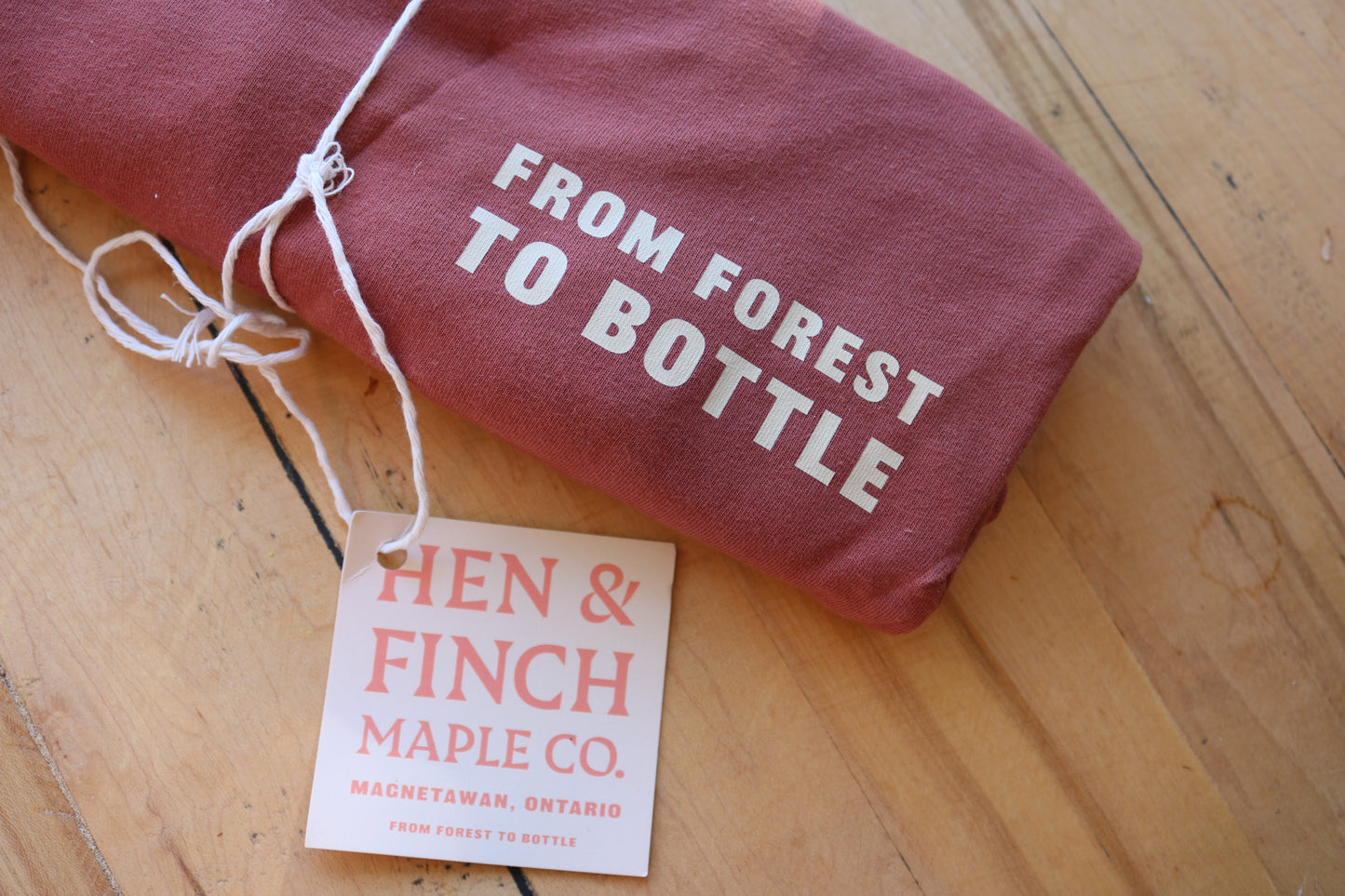 Hen & Finch Maple T-Shirt (Clay)