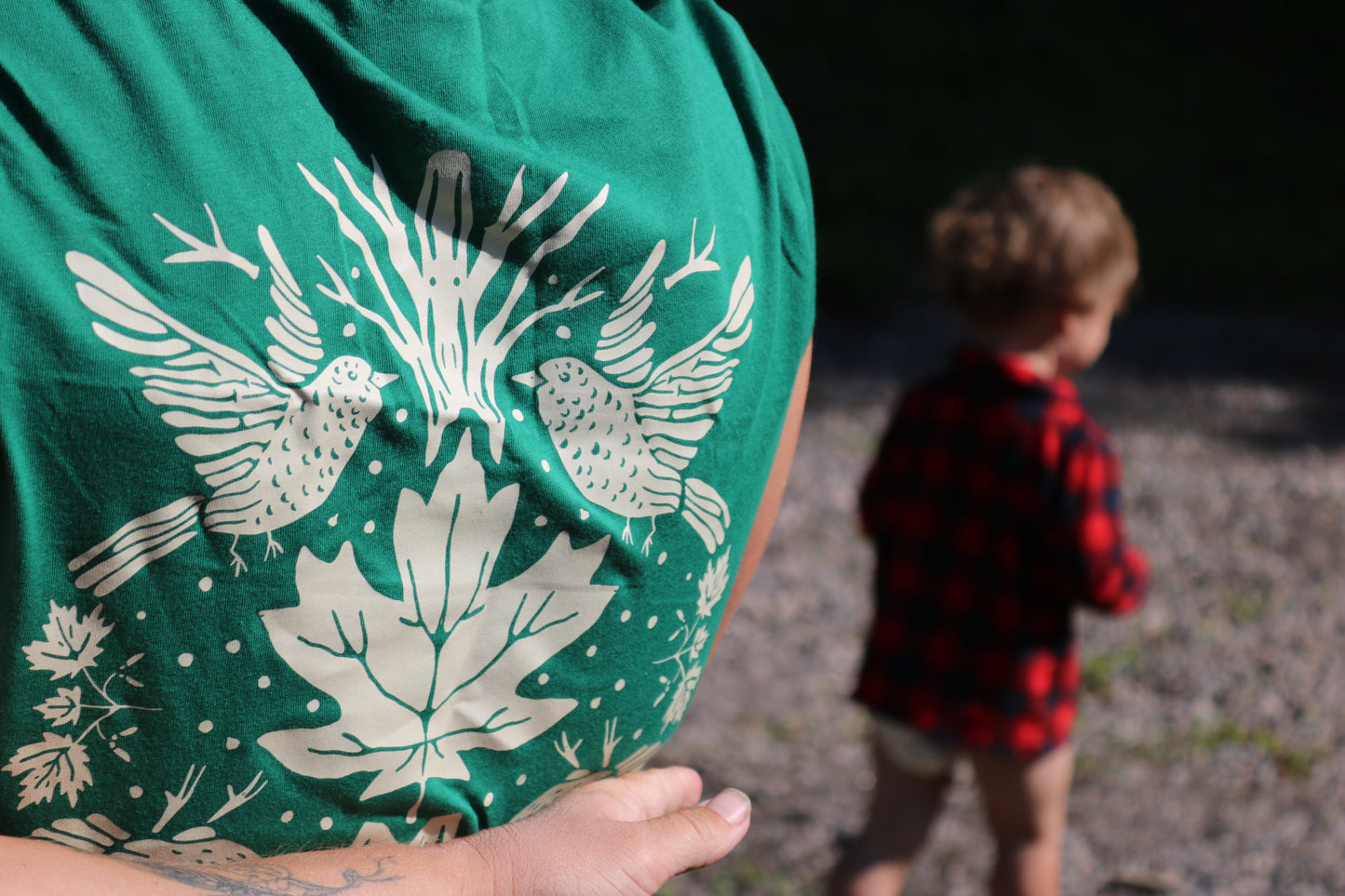 Hen & Finch Maple Co T-Shirt (Green)